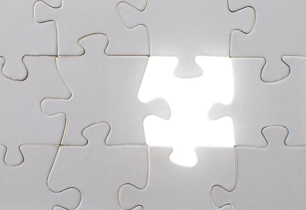 Jigsaw puzzle licht — Stockfoto