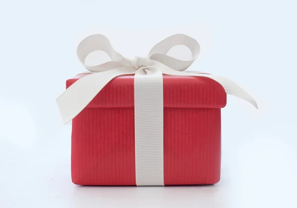 Red gift box — Stock Photo, Image