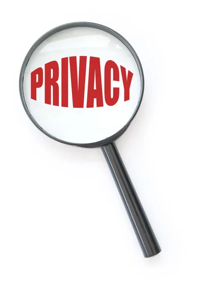 Privacy — Stockfoto