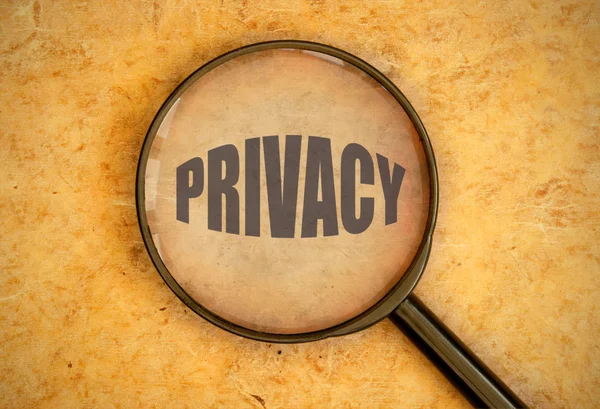 Privacidad — Foto de Stock