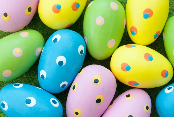 Easter eggs background — Stock Photo, Image