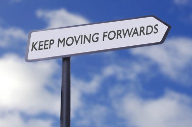 Keep moving forwards clipart