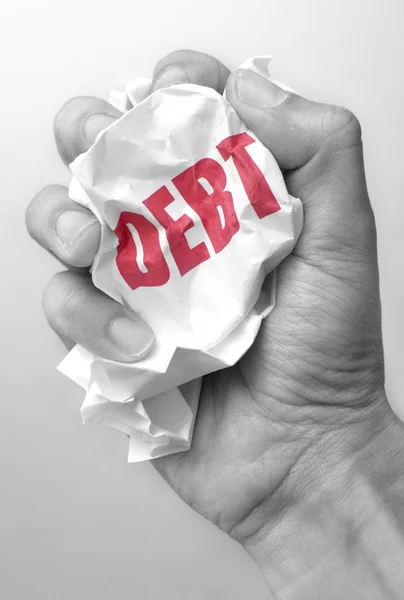Debt reduction — Stock Photo, Image