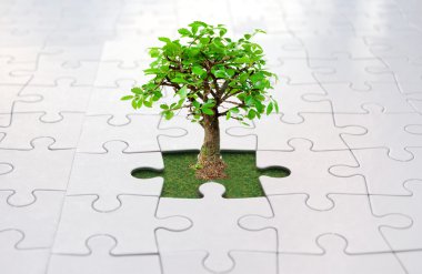 jigsaw puzzle ağacı