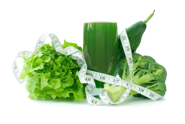 Batido de verduras verdes — Foto de Stock