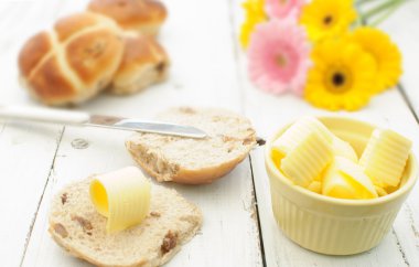 Hot cross buns Kahvaltı 