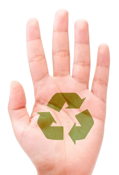 Recycling-Symbol — Stockfoto