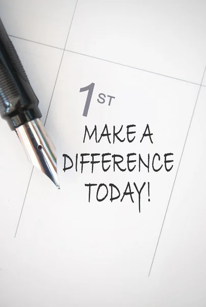 Make a difference — Stock Photo, Image