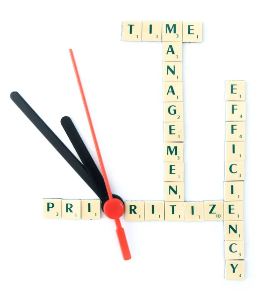 Time management puzzle — Stock Photo, Image