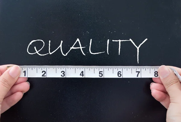 Measuring quality — Stock Photo, Image