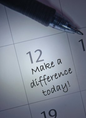 Make a difference clipart