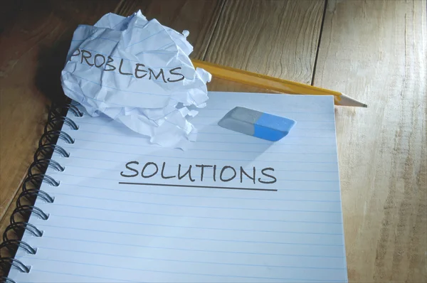 Problems and solutions — Stock Photo, Image