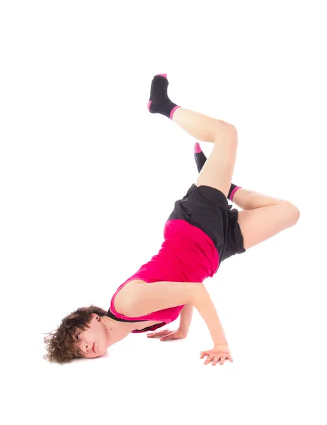 Mujer joven haciendo ejercicio — Foto de Stock