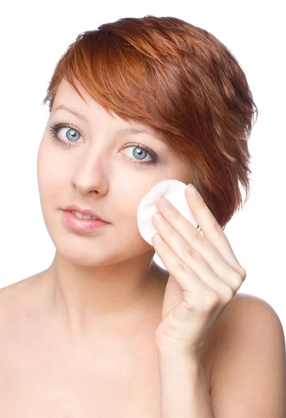 Woman making the spa treatment — Stock Photo, Image