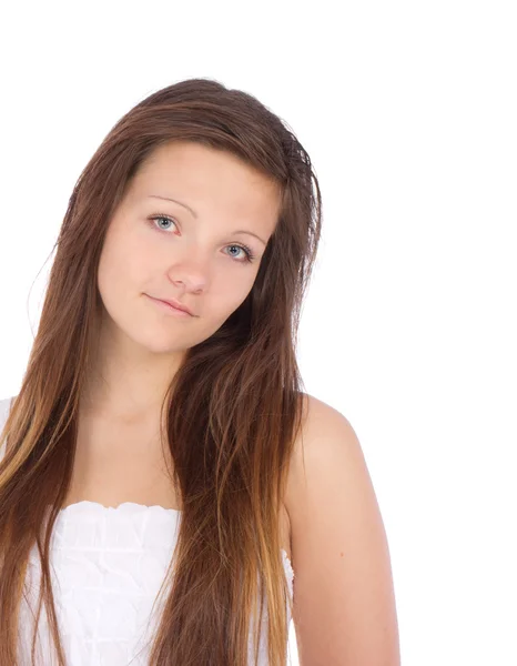 Bright picture of attractive young teenage girl — Stock Photo, Image