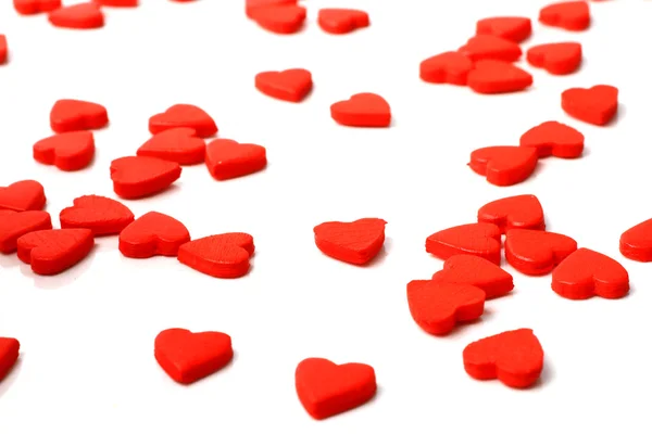 Muchos corazones rojos —  Fotos de Stock