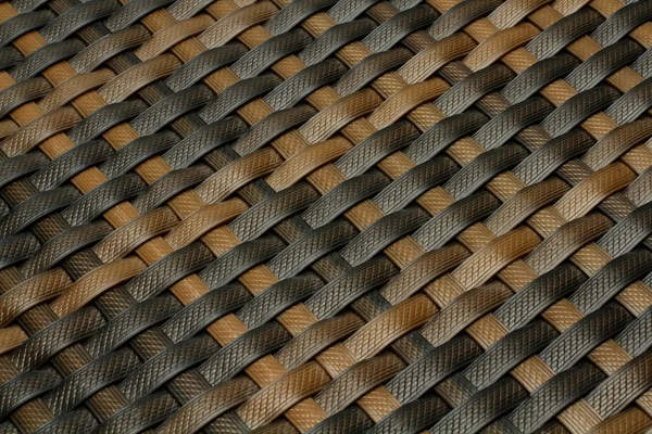 Brown and black wicker — Stock Photo, Image