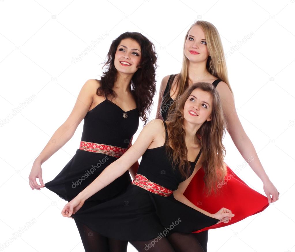 El debora escort Grupo de tres mujeres guapas putas