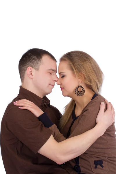 Loving couple embracing — Stock Photo, Image