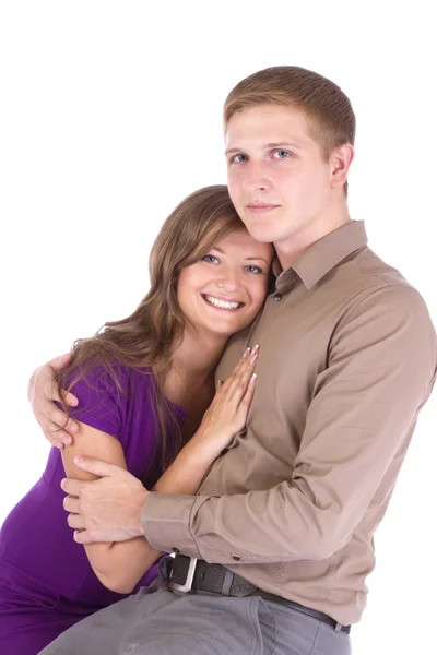 Feliz jovem casal — Fotografia de Stock