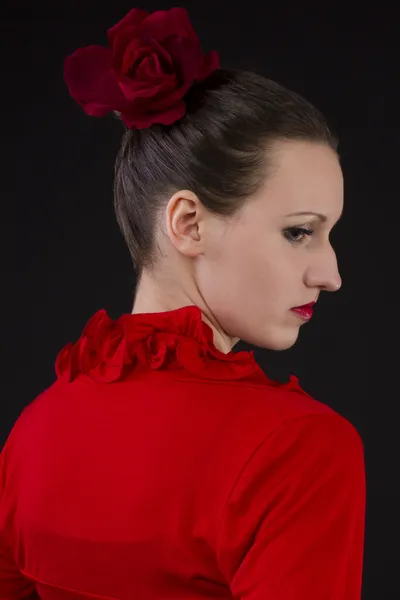 Flamenko dans kadın — Stok fotoğraf