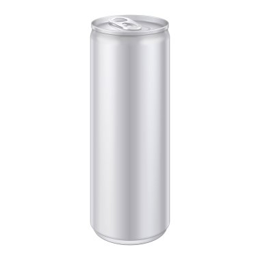 Metal Aluminum Beverage Drink Can. Ready For Your Design. Product Packing Vector EPS10 clipart