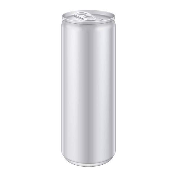 Metal Aluminum Beverage Drink Can. Ready For Your Design. Product Packing Vector EPS10