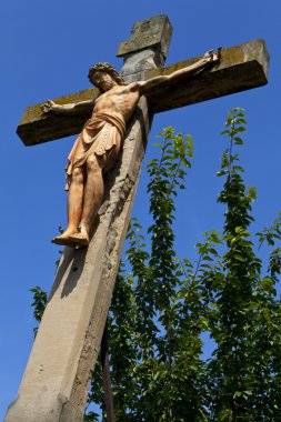 Crucifix Monument in Linz clipart