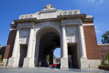 The Menin Gate in Ypres, Belgium clipart