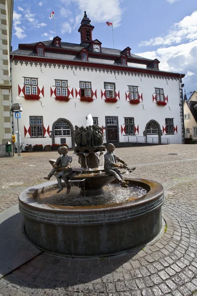 Városháza Linz am Rhein — Stock Fotó