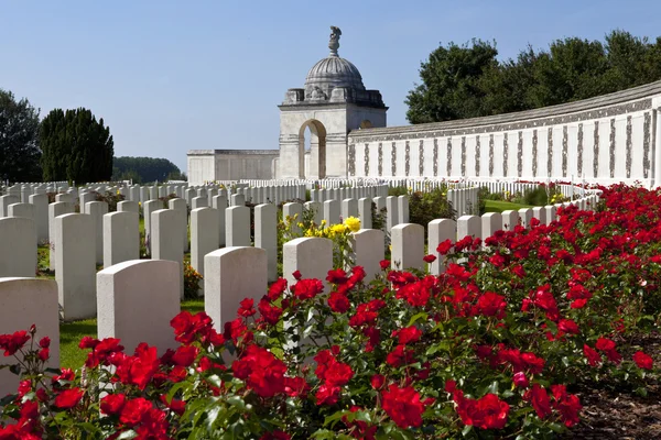 Ypres Tyne karyolası mezarlığı — Stok fotoğraf