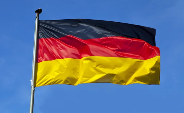 Tyskland flagga Stockbild