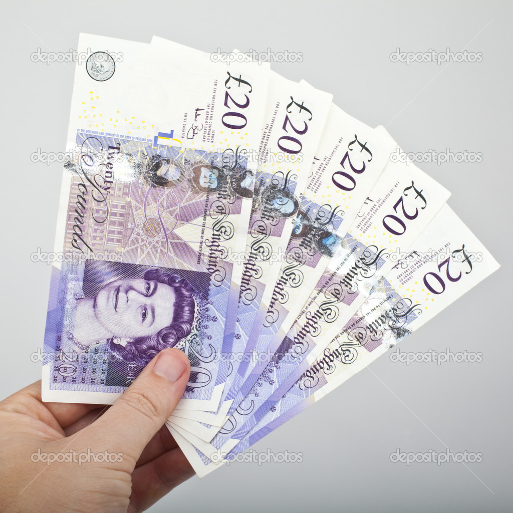 One Pound Pic 100 Pounds Stock Photo Chrisdorney 13657672