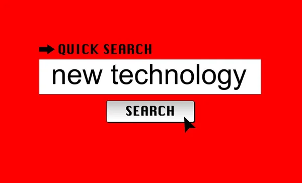 New Technology Search — Stock Photo, Image