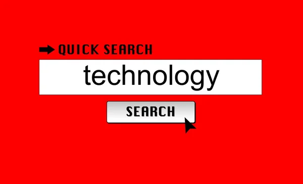 New Technology Search — Stock Photo, Image