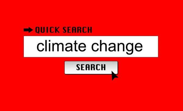Klimat ändra Sök — Stockfoto
