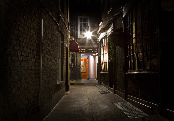 Old Fashioned London Alleyway