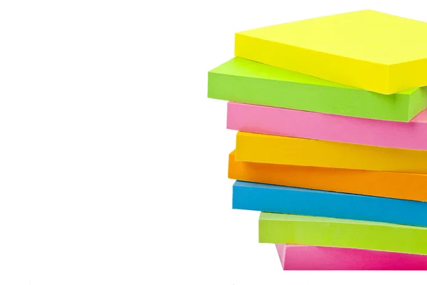 Stack of Sticky Note Pads — Stock Photo, Image