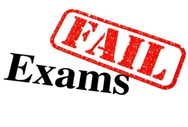 Başarısız olan sınavlar — Stok fotoğraf