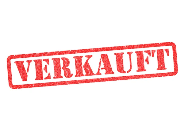 Verkauft Stempel — Stock Photo, Image