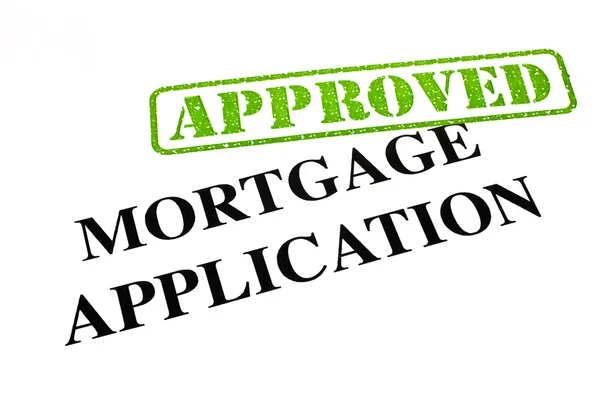 Mortgage Application APPROVED — Stock Photo, Image