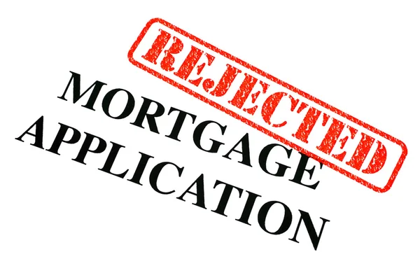 Kredyt hipoteczny wniosek odrzucony — Zdjęcie stockowe