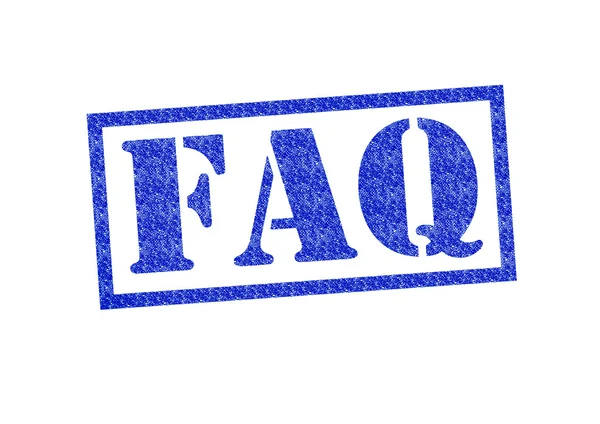 FAQ Sello —  Fotos de Stock