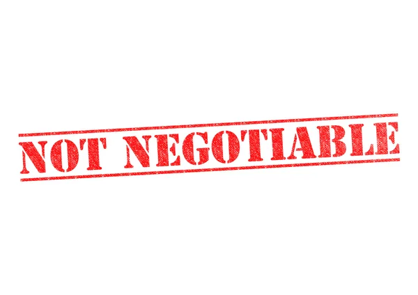 NOT NEGOTIABLE Stamp — Stock Photo, Image