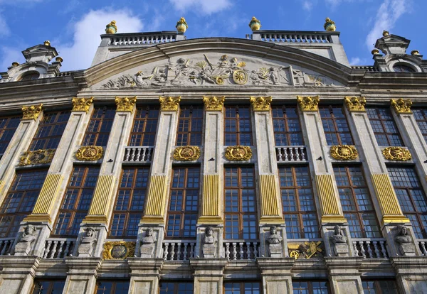 Historická budova na grand place v Bruselu — Stock fotografie