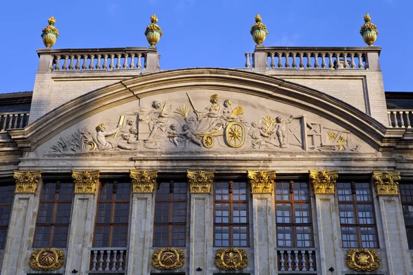 Grand Place Detail, Brussels — Stock Photo, Image