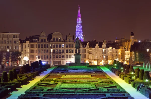 Nézd, a Mont des Arts Brüsszelben — Stock Fotó