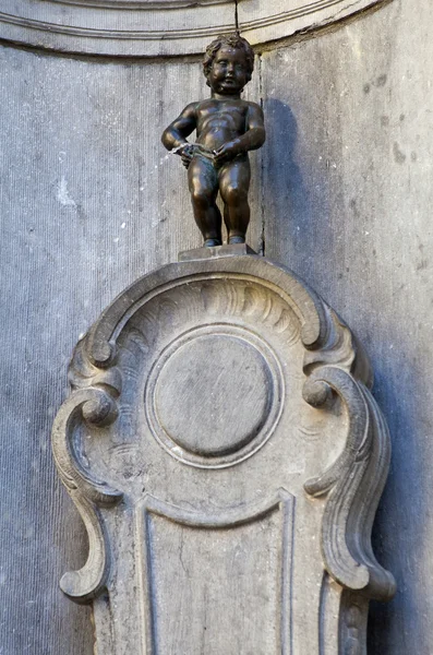 The famous Manneken Pis in Brussels — Stock Photo, Image