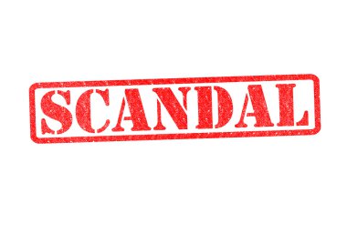 SCANDAL Rubber Stamp clipart