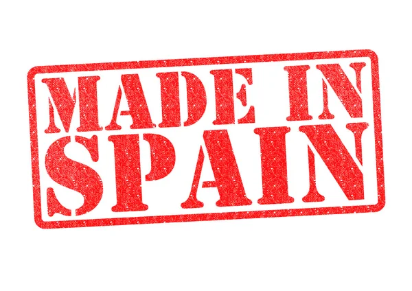 Hecha en España Sello de goma —  Fotos de Stock